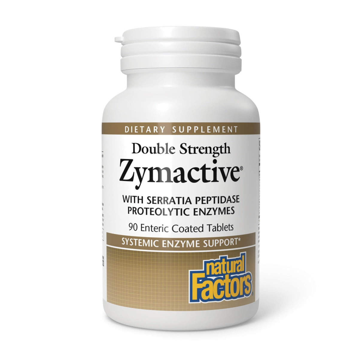 Natural Factors Zymactive Doble Fuerza, tabletas: apoyo para articulaciones y músculos.