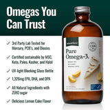 Natural Force Pure Omega-3: cuchara medida para dosificar con facilidad.
