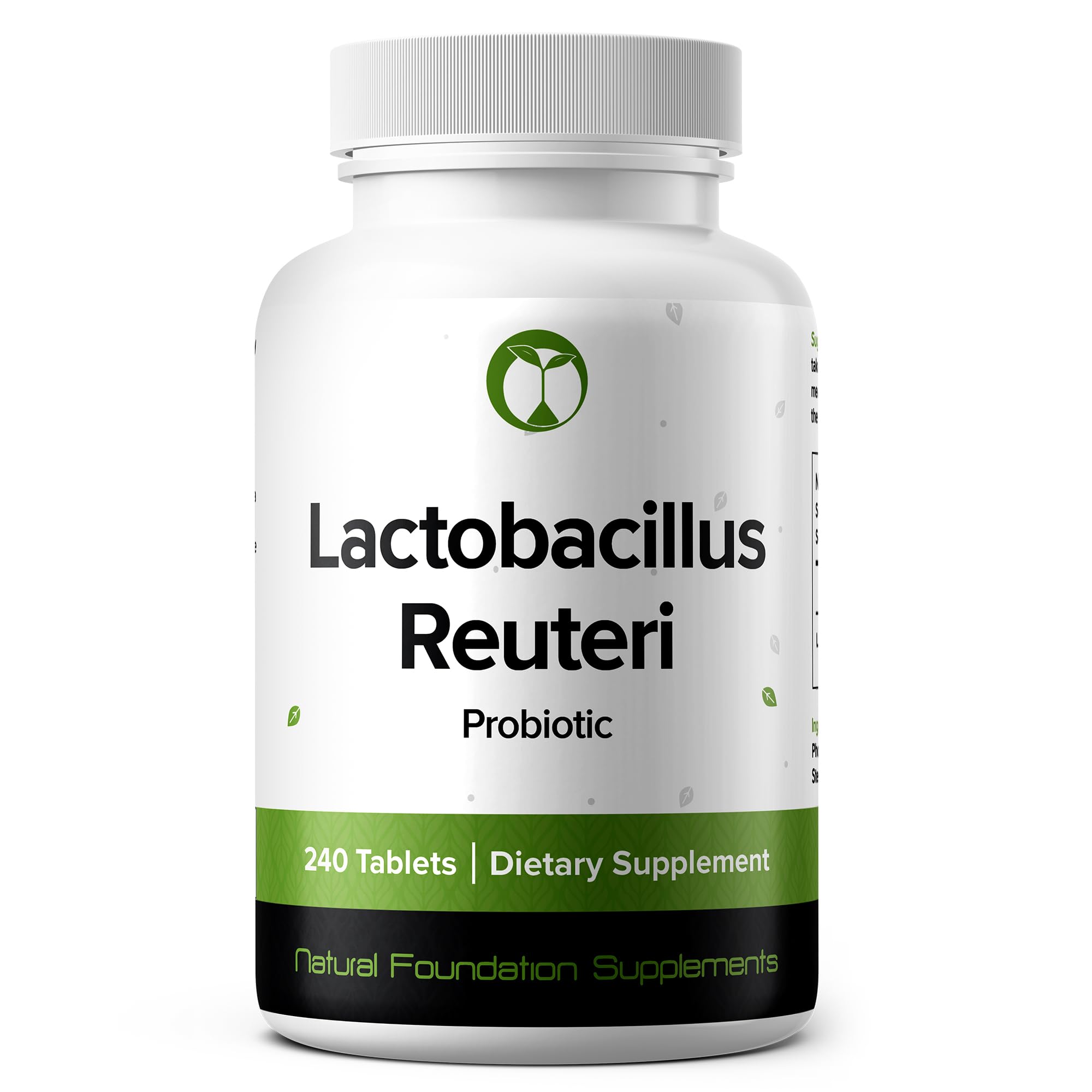 Natural Foundation Lactobacillus Reuteri: tabletas para apoyo digestivo diario