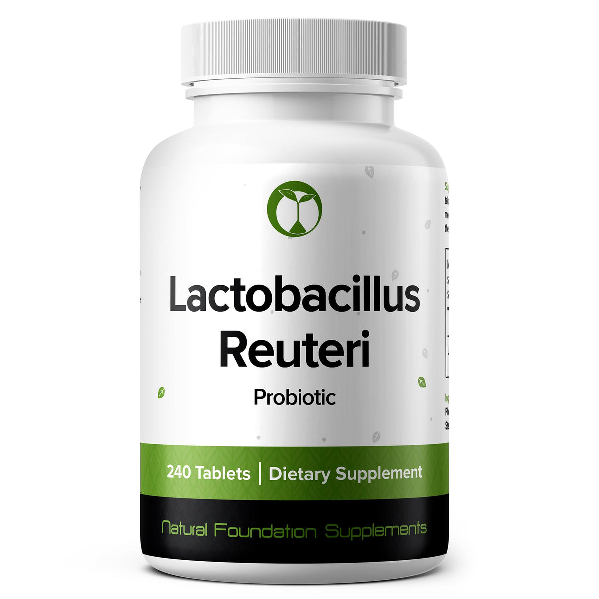 Natural Foundation Lactobacillus Reuteri: tabletas para apoyo digestivo diario
