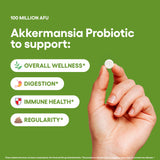 Cápsulas de Natural Foundation Supplements Akkermansia Muciniphila para comodidad diaria.