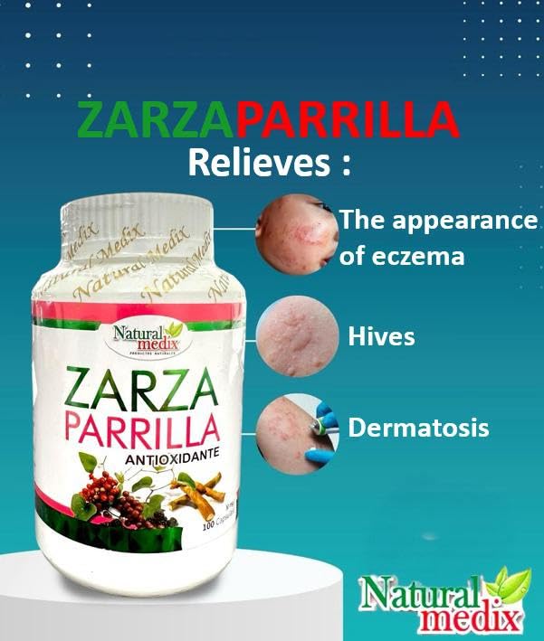Natural medix Zarzaparrilla, presentación premium para apoyo a la vitalidad masculina y femenina.