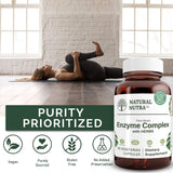 Natural Nutra envase de vidrio ámbar, seguro y reciclable