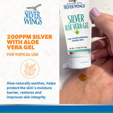 Natural Path Silver Wings aloe vera orgánico para hidratación diaria.