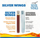 Etiqueta de Natural Path Silver Wings muestra calidad y origen del producto