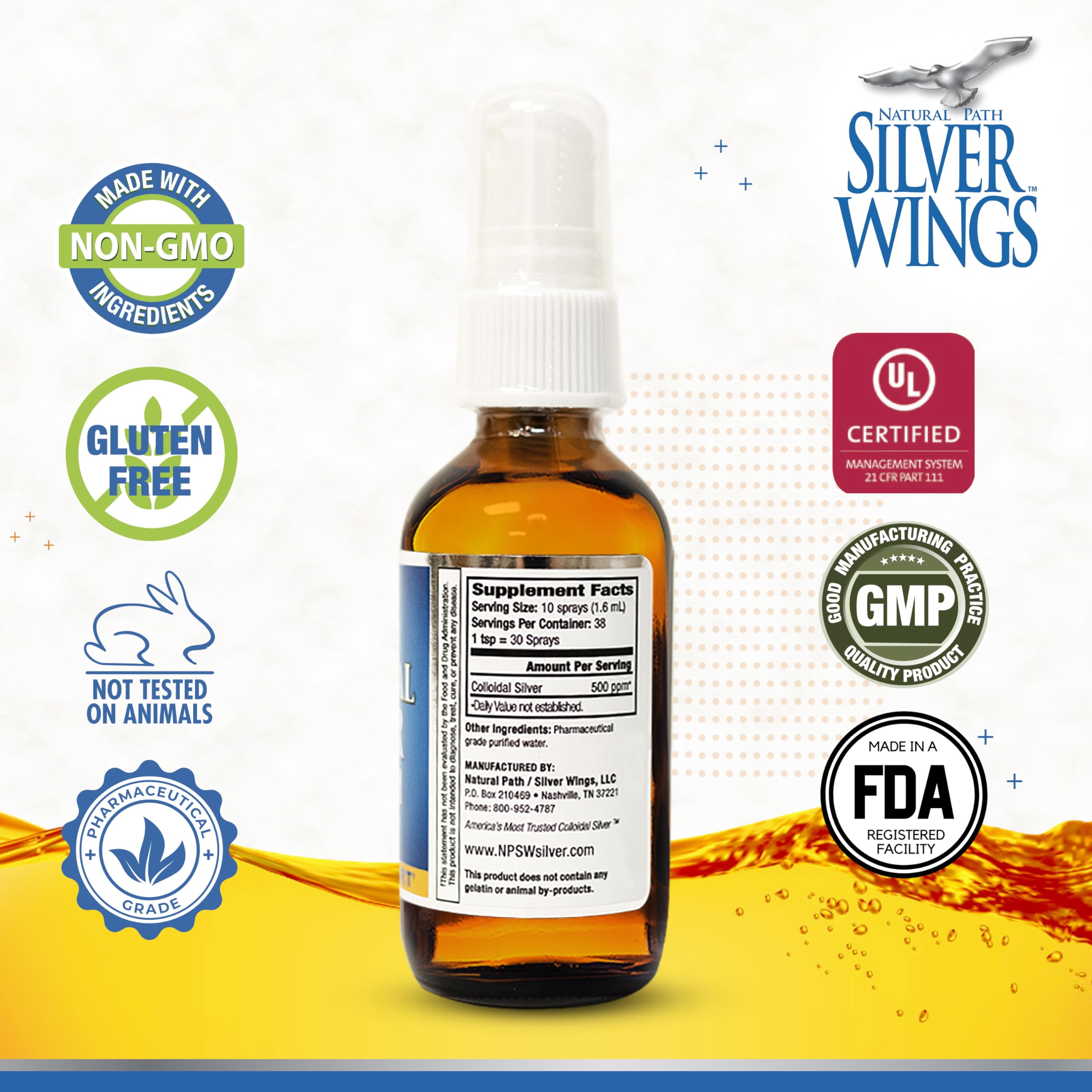 Natural Path Silver Wings: aplicador rociador para dosis precisas