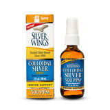 Natural Path Silver Wings: botella de plata coloidal ámbar para uso diario
