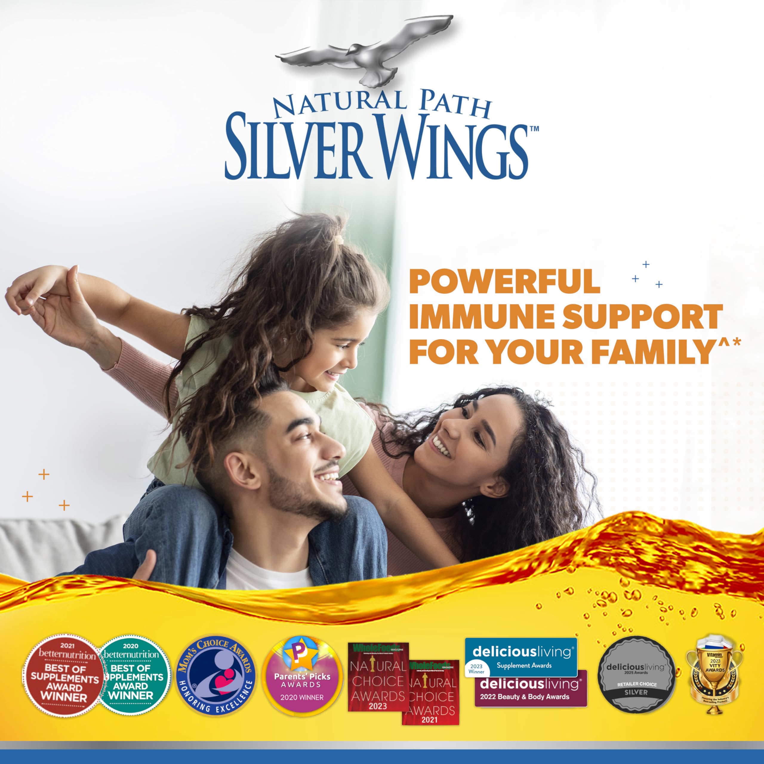 Natural Path Silver Wings uso diario para piel hidratada y saludable.