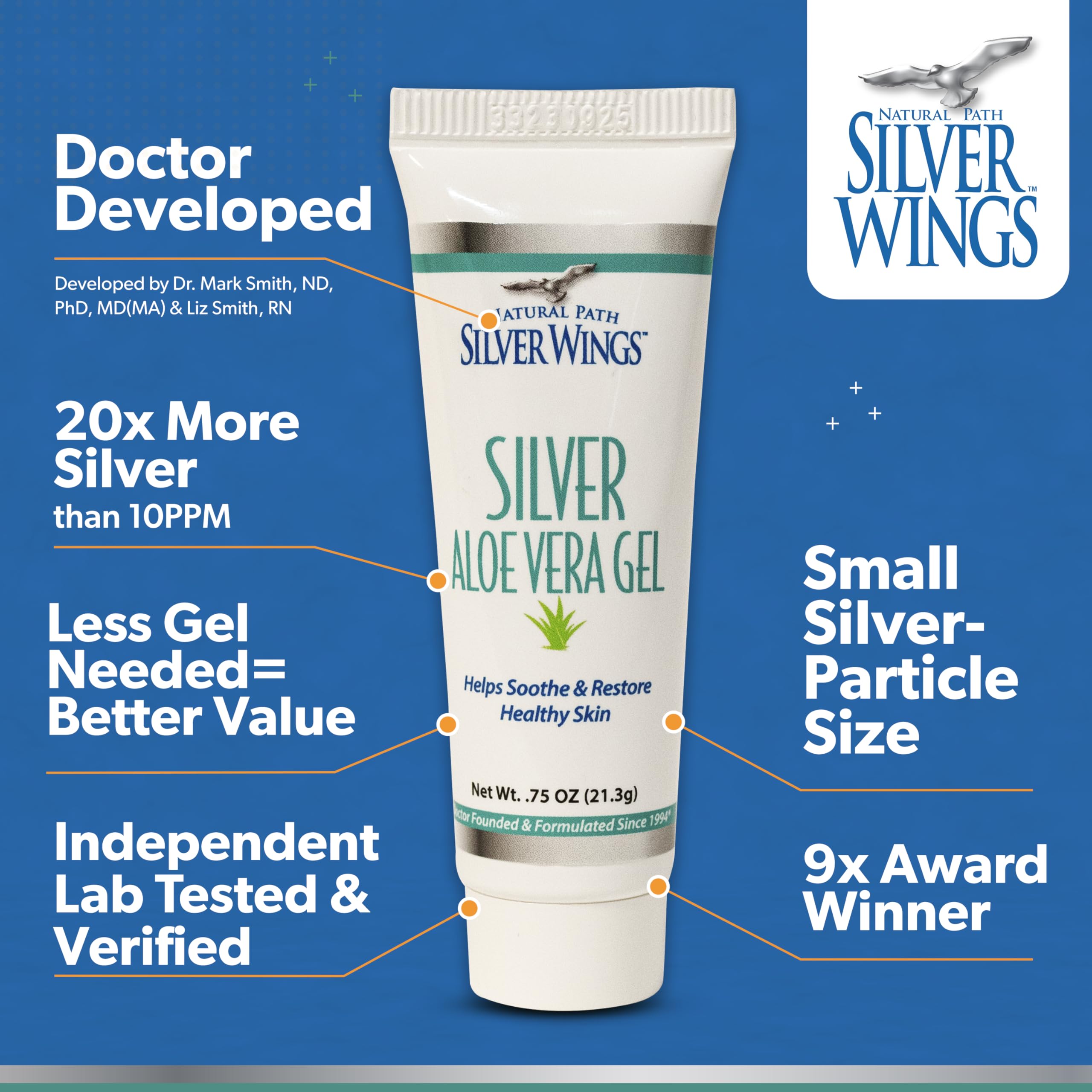 Natural Path Silver Wings uso diario para piel normal a sensible.