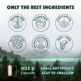 Natural Rhythm Triple Calm — cápsulas pequeñas de magnesio, fácil de tragar.