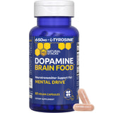 Natural Stacks Dopamine Brain Food muestra la botella para enfoque y energía mental