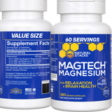 NATURAL STACKS MagTech: botella de cápsulas para relajación y salud cerebral