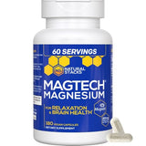 NATURAL STACKS MagTech: cápsulas de magnesio de 200 mg para uso diario