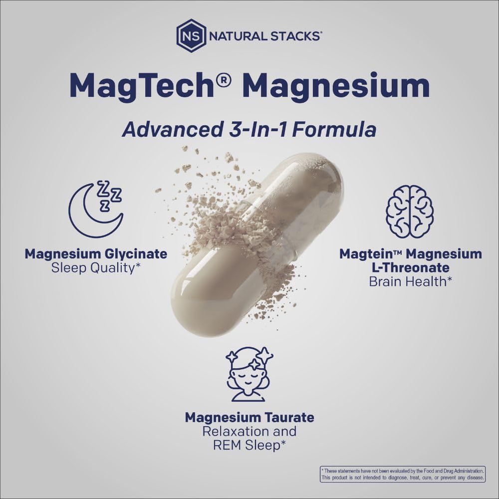 NATURAL STACKS MagTech: uso diario de cápsulas para rutina matutina o nocturna