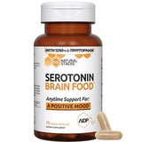Natural Stacks Serotonin Brain Food, cápsulas, apoyo al estado de ánimo.