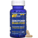 NATURAL STACKS cápsulas de alimento cerebral de serotonina para apoyo diario del estado de ánimo