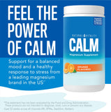 Natural Vitality CALM: efervescente de naranja para relajación ligera.