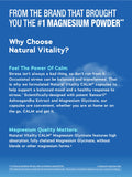 Natural Vitality CALM, caja de empaque, muestra información clara y diseño limpio