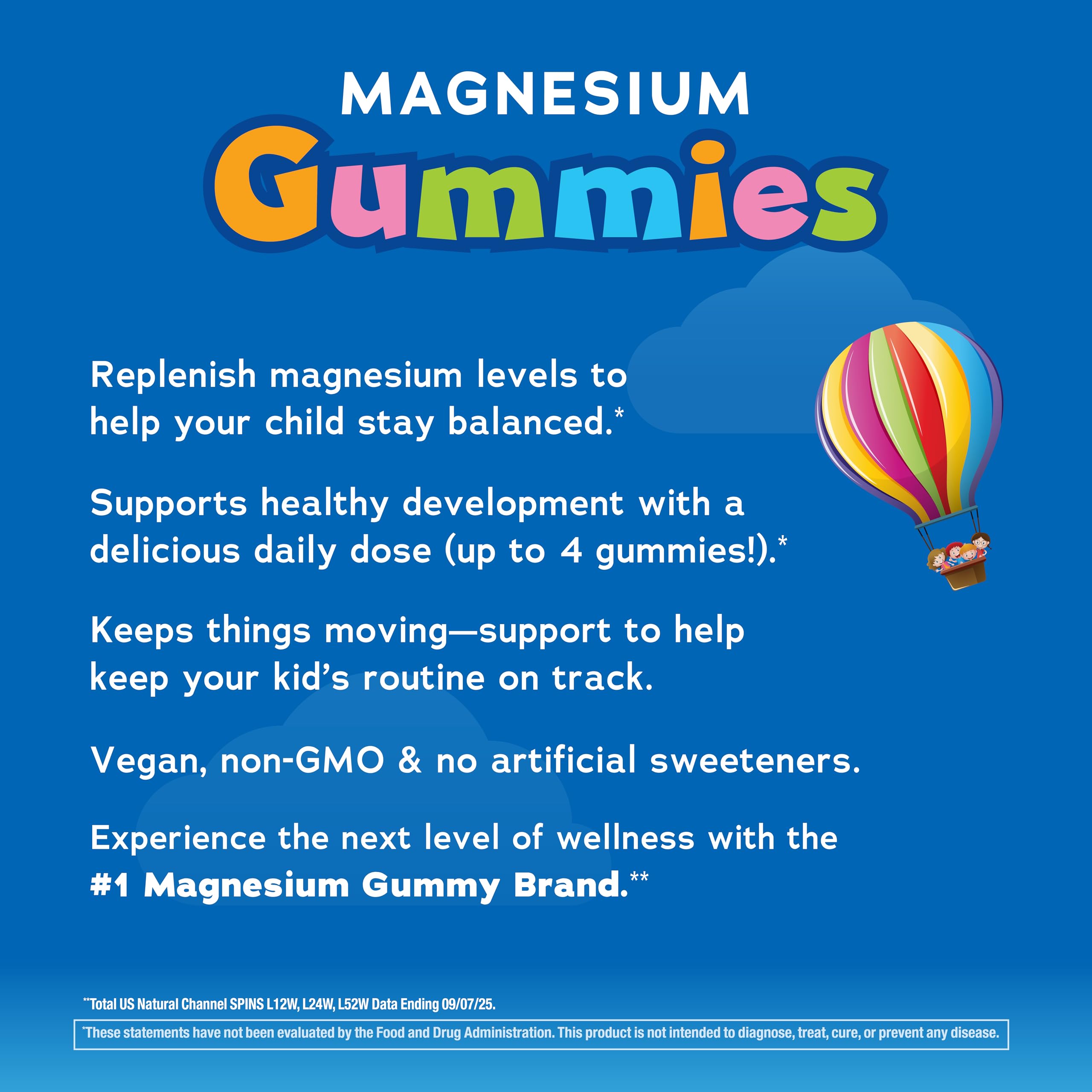 Natural Vitality CALM, gominolas de magnesio citrato con ingredientes orgánicos y sin artificiales