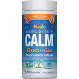 Natural Vitality CALM para niños, gominolas de magnesio citrato, apoyo al manejo del estrés