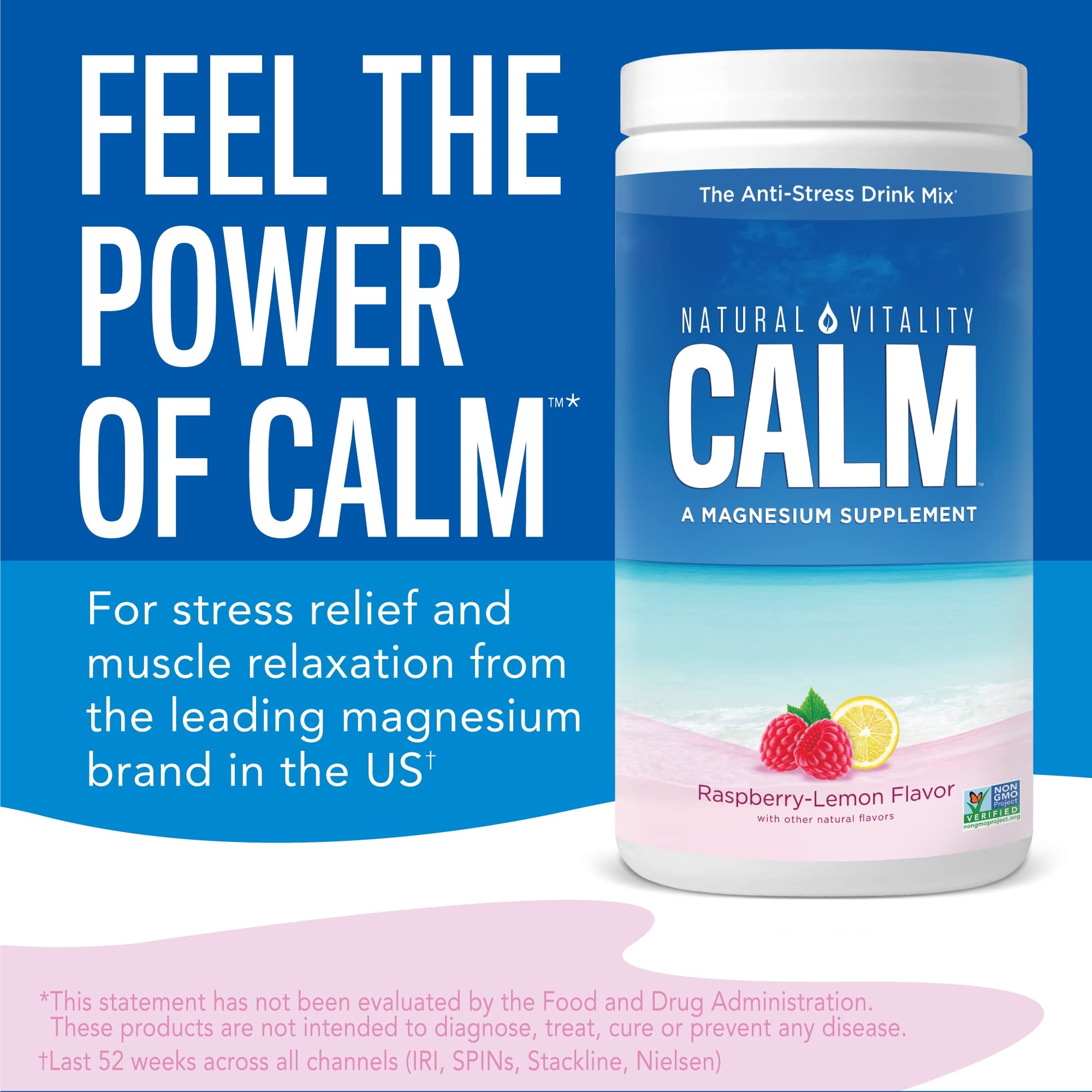 Natural Vitality CALM sobres unidad para dosificación diaria.