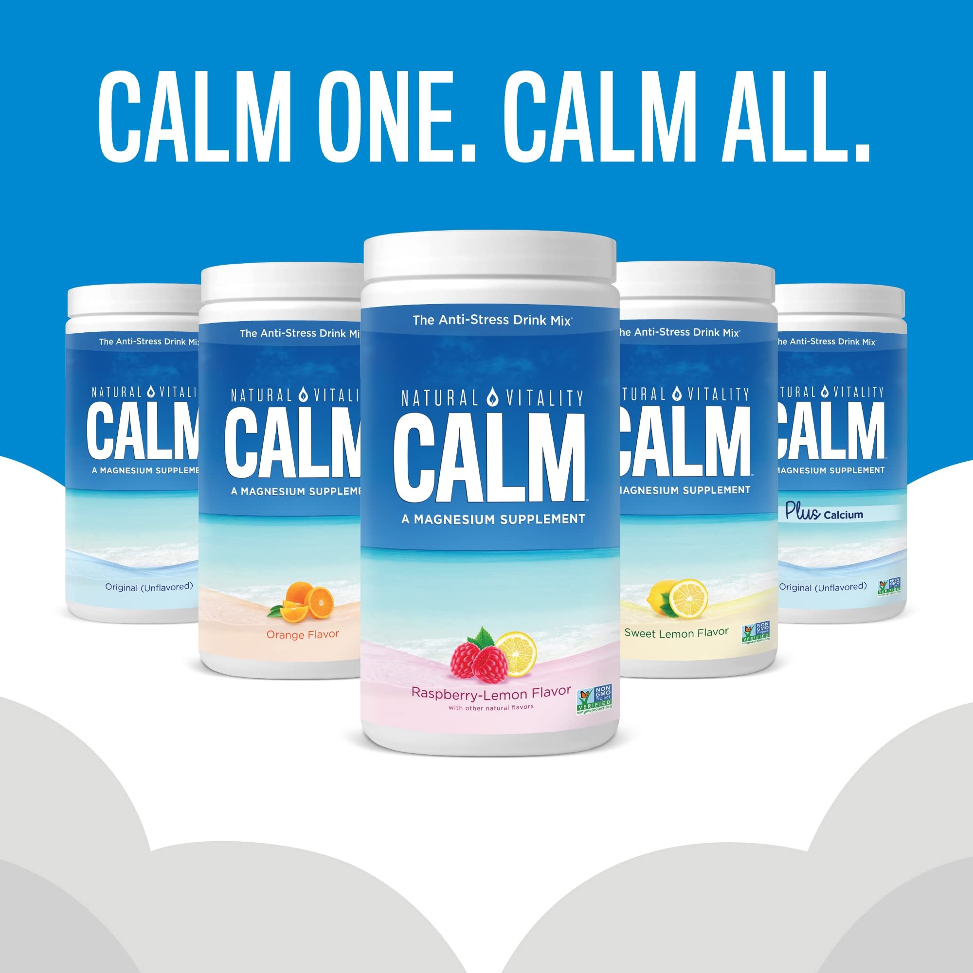 Natural Vitality CALM uso diario para equilibrio emocional.