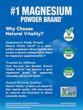 Natural Vitality MaxCalm envase de 8oz sin sabor listo para mezclar
