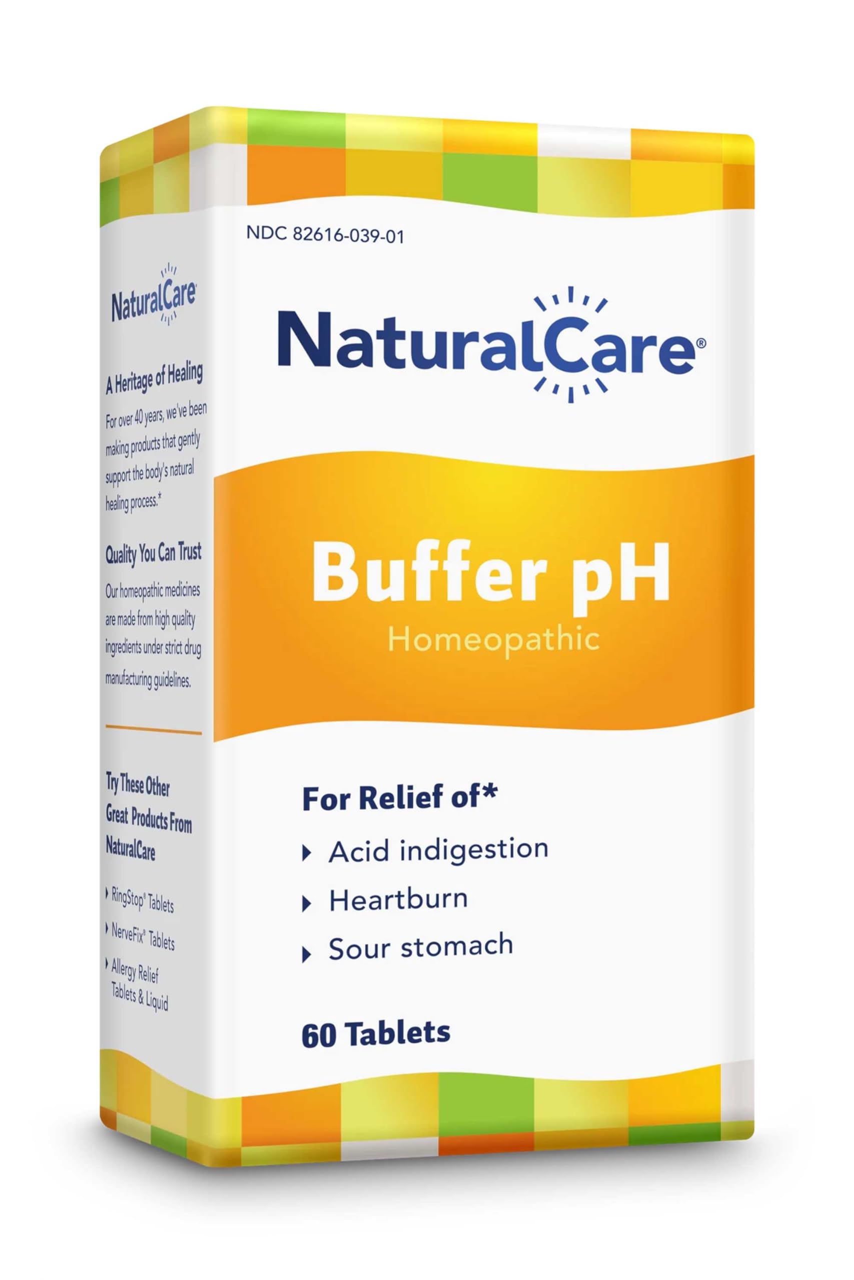 NaturalCare Buffer pH: botella visible para apoyo digestivo suave.