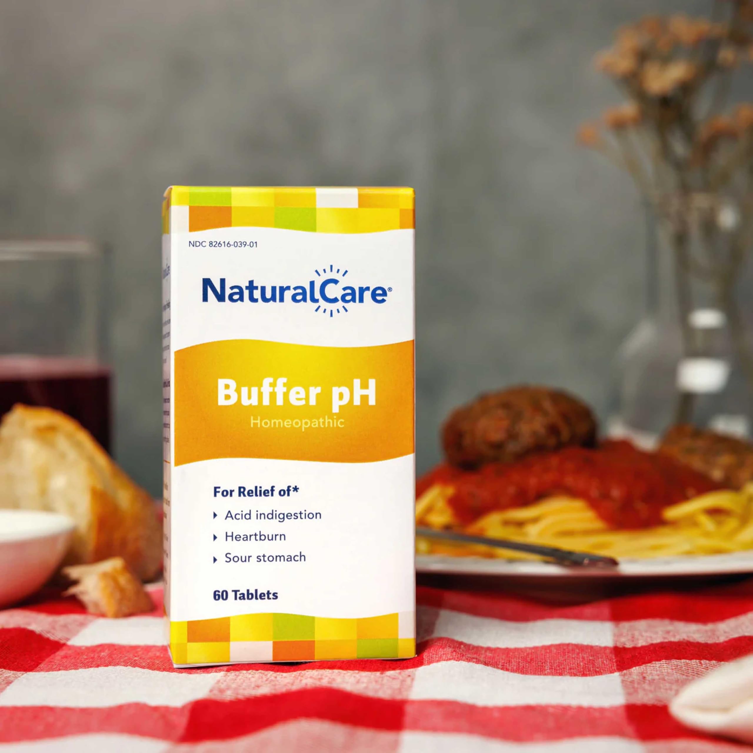 NaturalCare Buffer pH: etiqueta legible destacando ingredientes naturales para equilibrio.