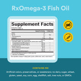 Natural Factors WomenSense RxOmega-3, cápsulas con DHA y EPA para la nutrición diaria.