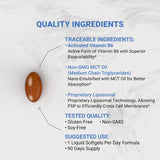 Naturalis Liposomal P-5-P: etiqueta de calidad sin OGM y sin soja