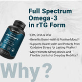 Naturalis Omega3 softgels: vista lateral de la botella.