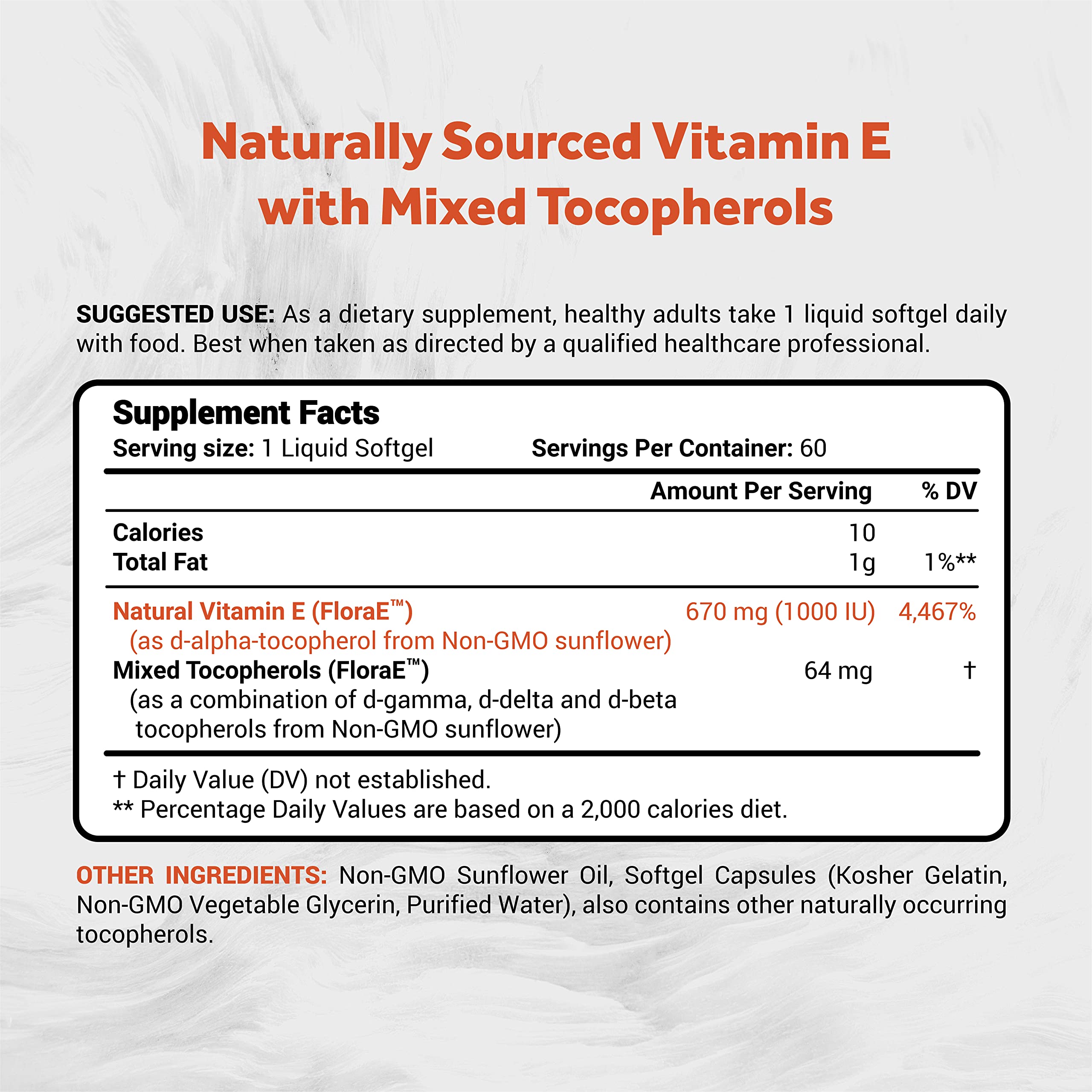 Naturalis vitamina E, bote de cápsulas blandas, fácil de incorporar en la rutina diaria.
