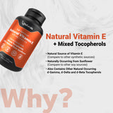 Naturalis Vitamina E de girasol, proceso FloraE, tocoferoles naturales para uso diario