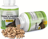 Etiqueta de NaturalisimoLife Chanca Piedra con ingredientes y certificaciones