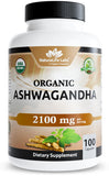 NaturaLife Labs ashwagandha orgánica en pote, apoyo al equilibrio diario