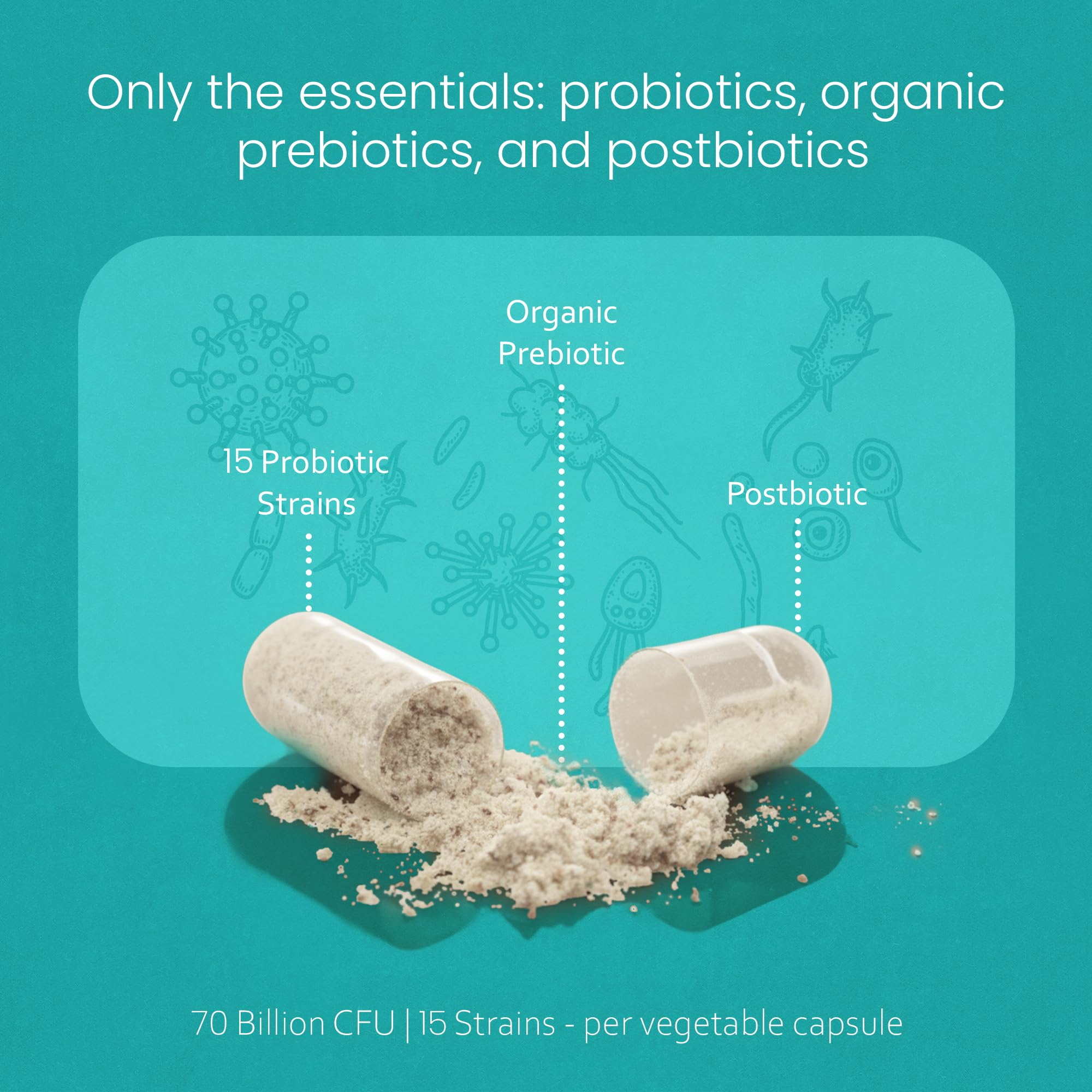 NaturaLife Labs Cápsulas veganas libres de ingredientes de origen animal.