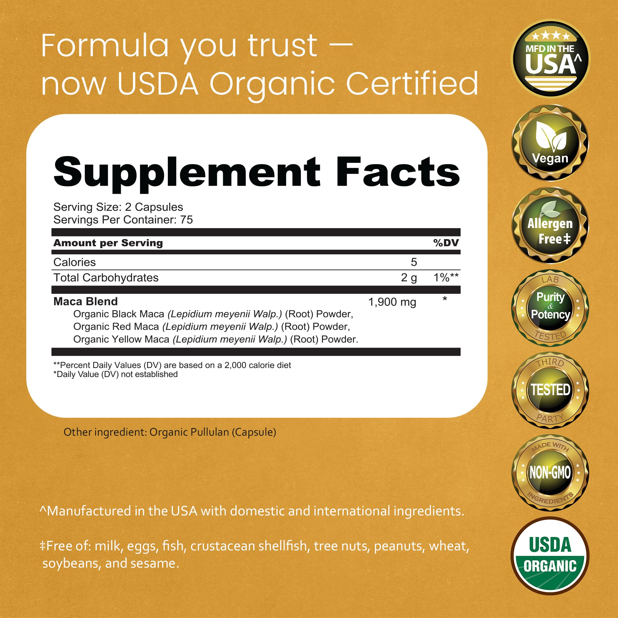 NaturaLife Labs Maca Roja en cápsulas para energía diaria