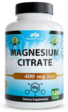 NaturaLife Labs Magnesio Citrato frontal de la botella para uso diario
