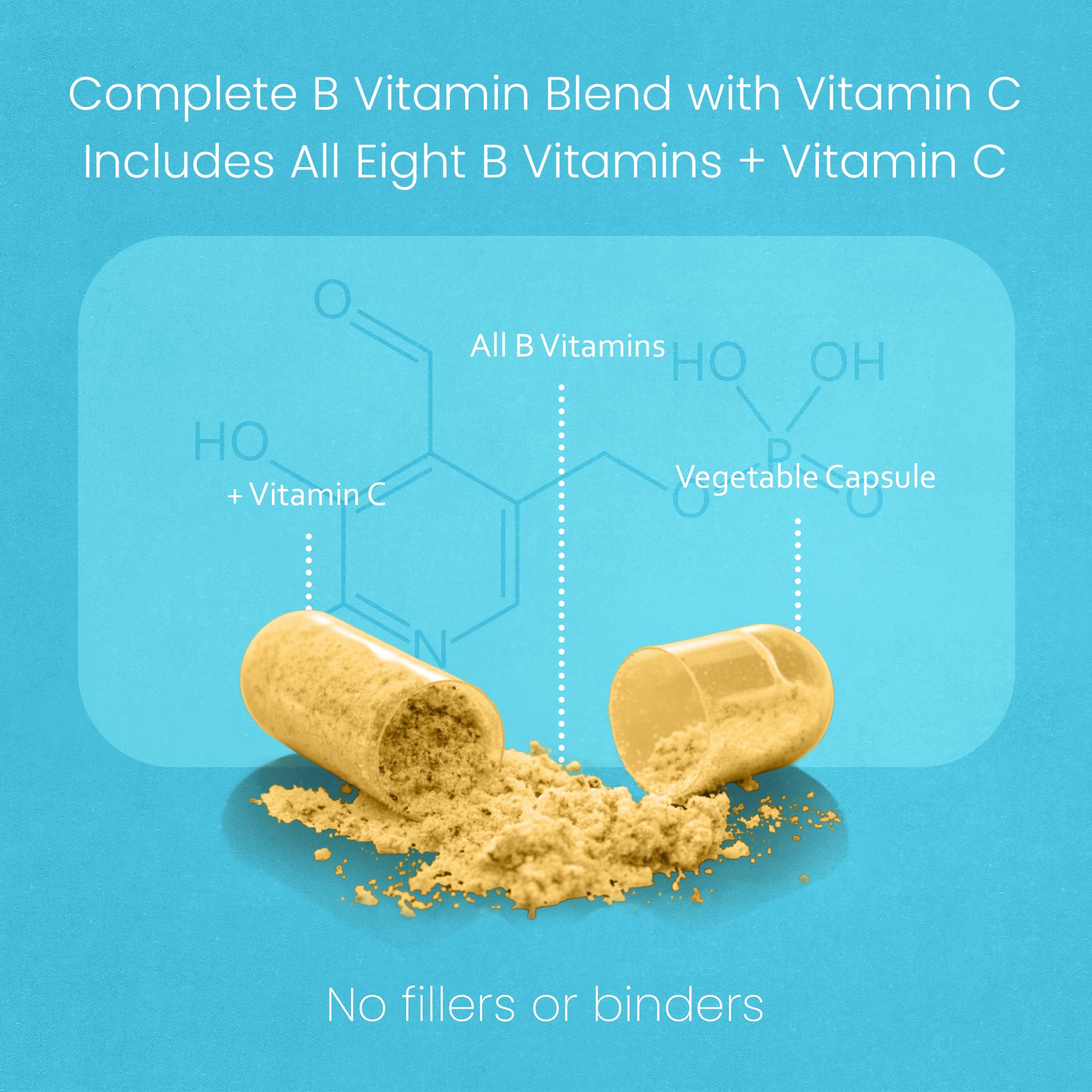 NaturaLife Labs Vitamina B-Complejo dosis diaria para vitalidad.