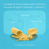 NaturaLife Labs Vitamina B-Complejo dosis diaria para vitalidad.