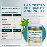 Vitamina K2 en Naturals Lab Gold Vital Bones para metabolismo del calcio