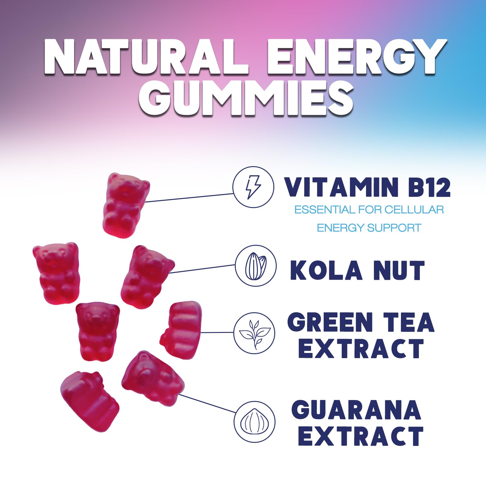 Gomitas para mujeres y hombres activos de Nature's Nutrition