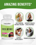 NaturalSlim Defensor del Estrés: caja externa en estante, lista para compra.