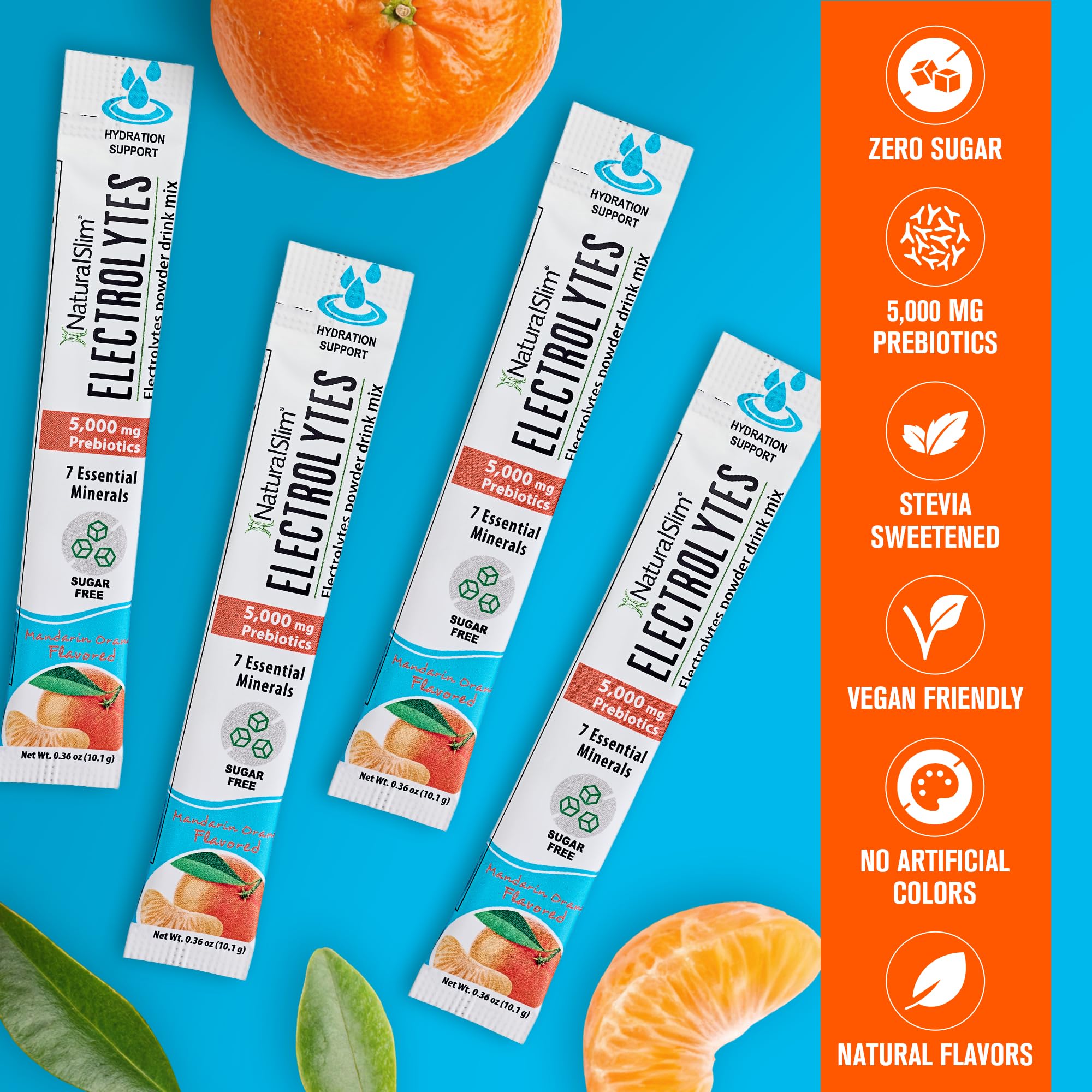 NaturalSlim etiqueta vegana: fórmula limpia y sin azúcar