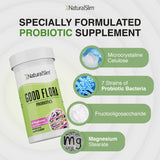 NaturalSlim Good Flora uso diario para apoyar el equilibrio intestinal en la rutina.