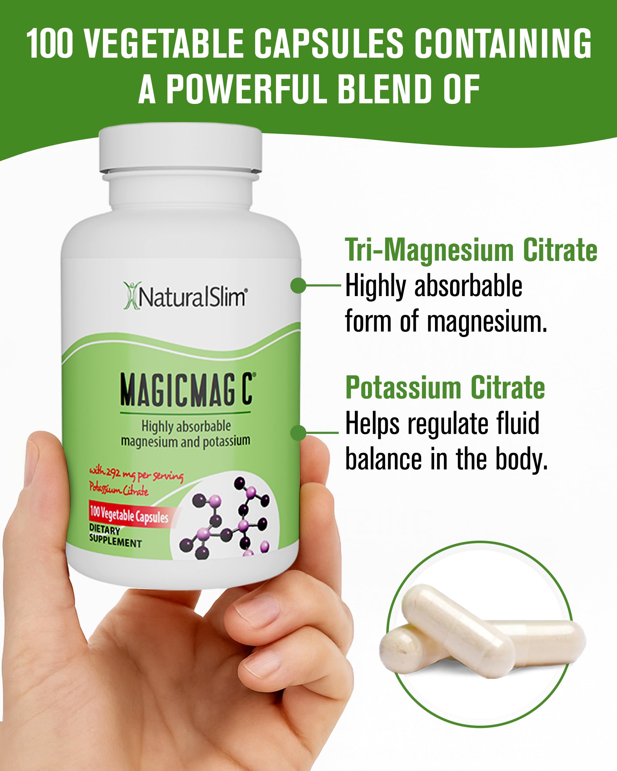 NaturalSlim MagicMag C absorcion-calcio-huesos-fuertes: fomenta la disponibilidad de calcio para huesos.