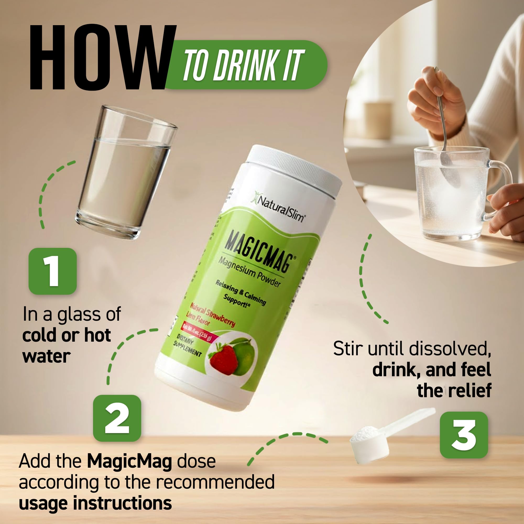 NaturalSlim MagicMag: descanso suave para noches tranquilas.