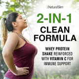 NaturalSlim Metabolic Protein C-Plus: mezcla cremosa lista para tomar