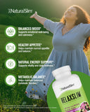 NaturalSlim Relaxslim cápsulas para impulso de energía estable.
